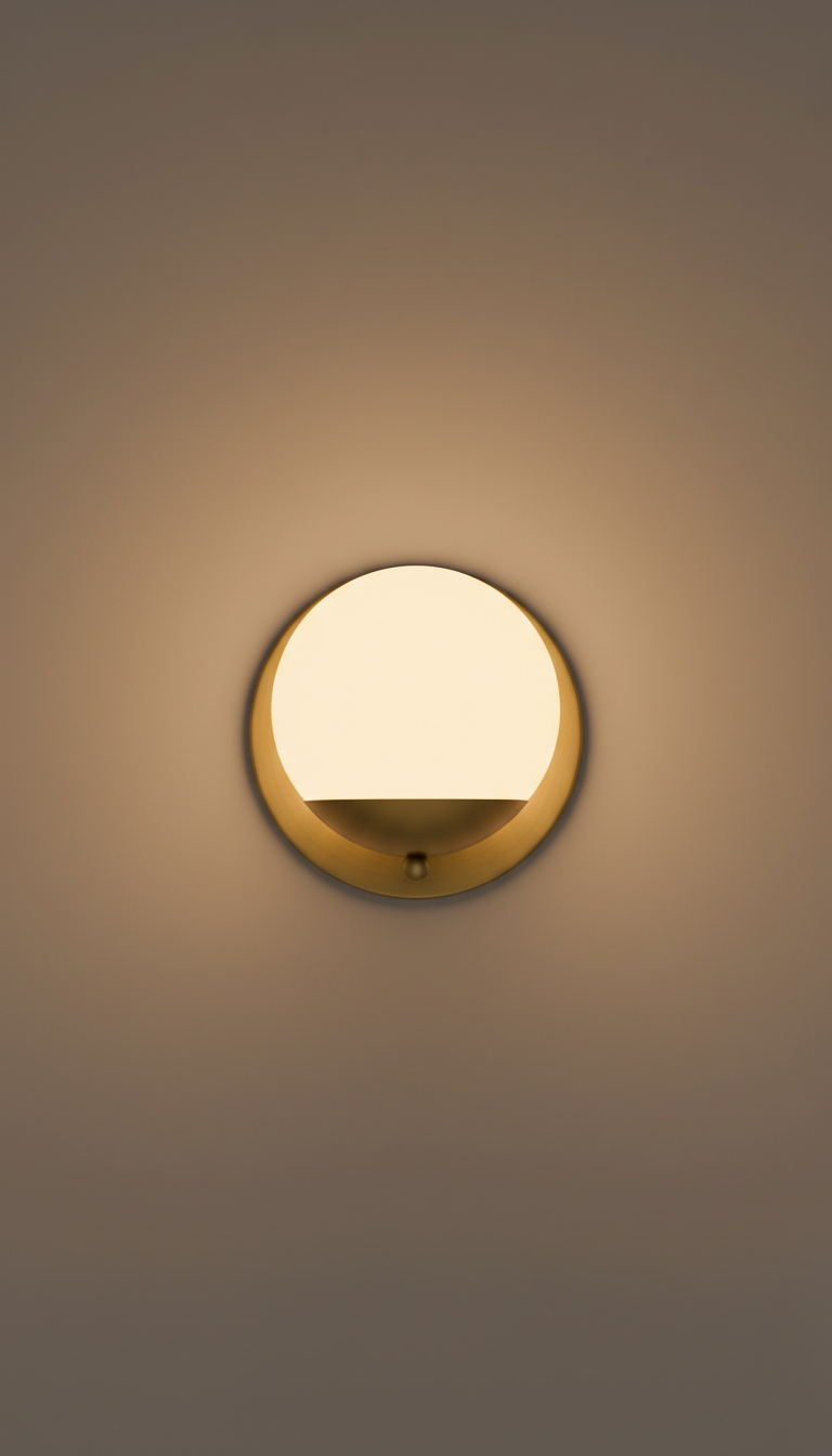 Sunbeam Yellow Globe Sconce