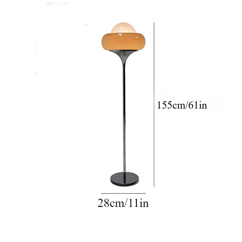 Bauhaus Glass Floor Lamp
