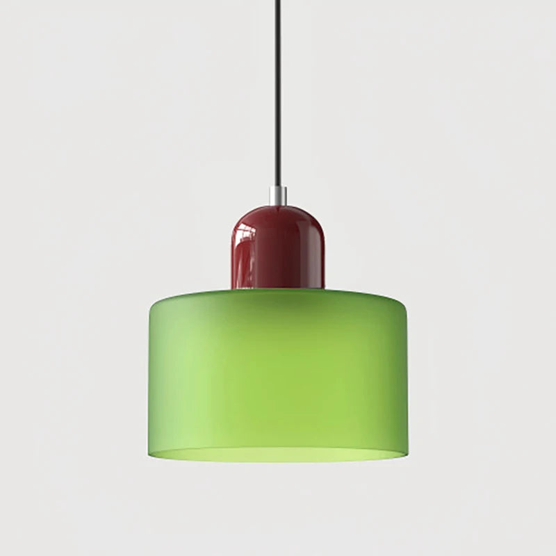 Nordic Modern Glass Bedroom Bedside Long Line Small Chandelier Restaurant Bar Chandelier Simple Lighting Atmosphere Lamp E27