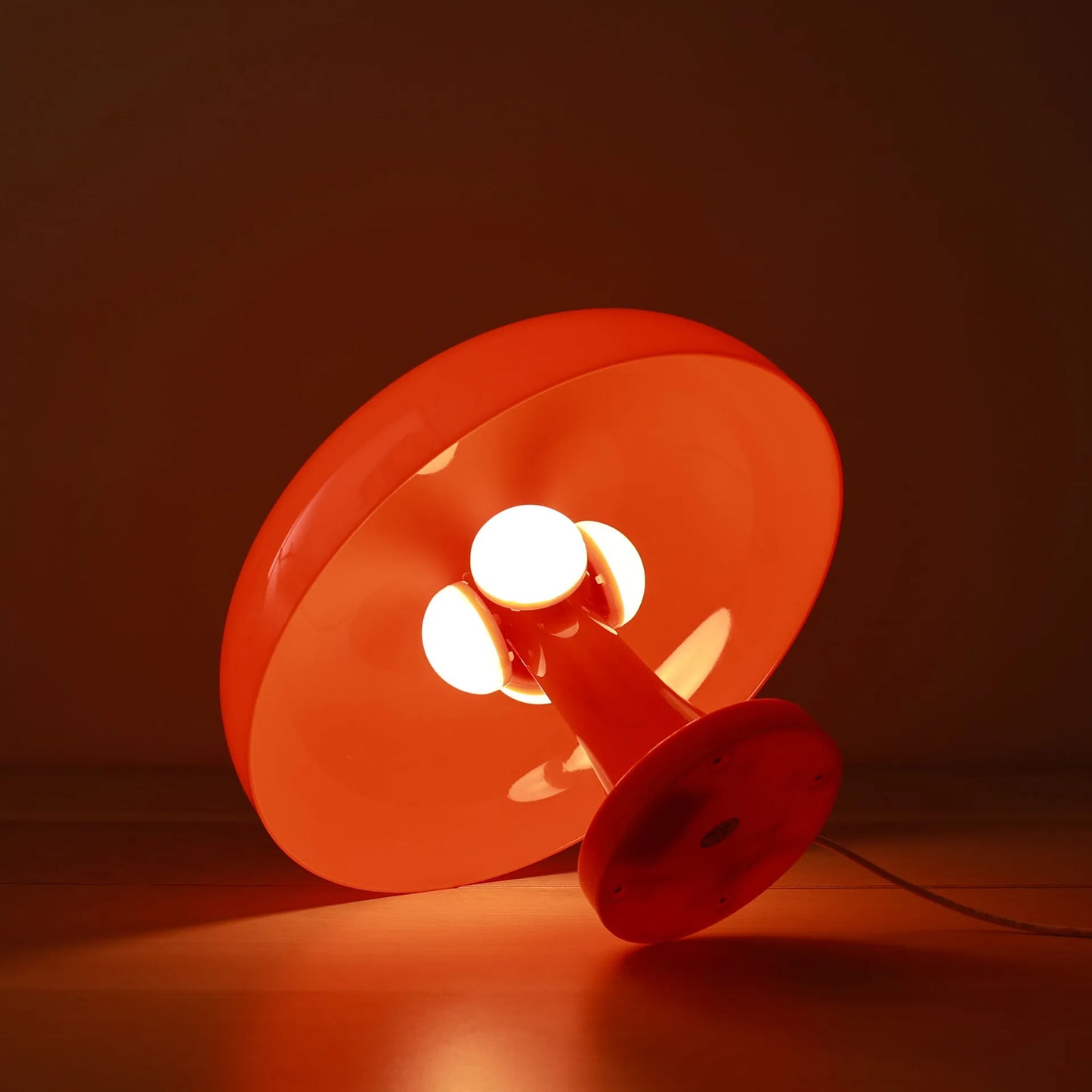 Led Mushroom Table Lamp Touch Dimming Minimalist Night Light Bedside Lamp Acrylic Side Table Lamps for Korean Room Decor Lamp