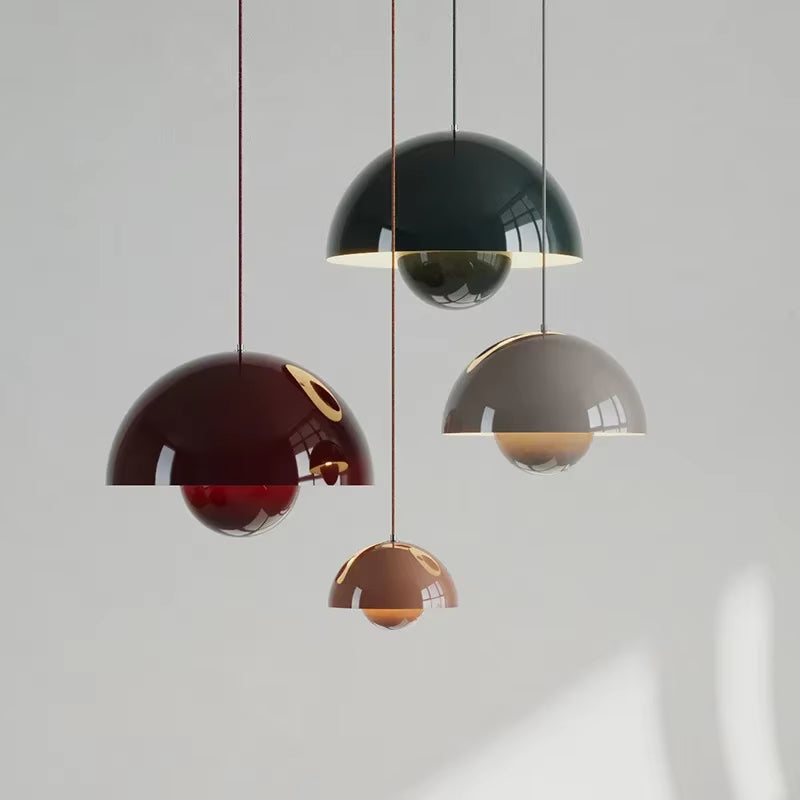 23Cm Creative Chandelier Bedroom Study Restaurant Pendant Lights Decorative Lamp Multi-Color Optional Modern Bud Indoor Lighting