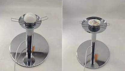 Macaron Glass Table Lamp Trichromatic Dimming Living Room Atmosphere Lamps Night Light Bedroom Bedside Decor