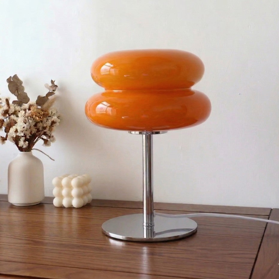 Macaron Glass Table Lamp - Soft 3-Tone Dimmable Glass Light
