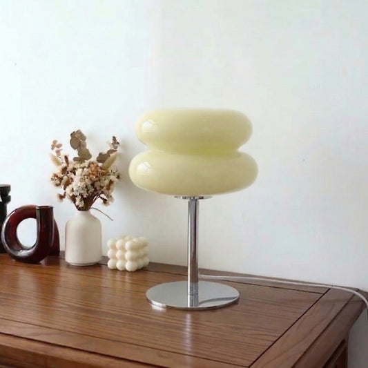 Macaron Glass Table Lamp - Soft 3-Tone Dimmable Glass Light