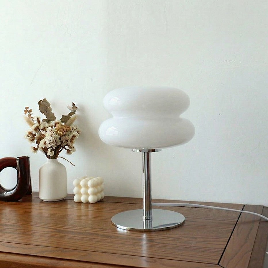 Macaron Glass Table Lamp - Soft 3-Tone Dimmable Glass Light