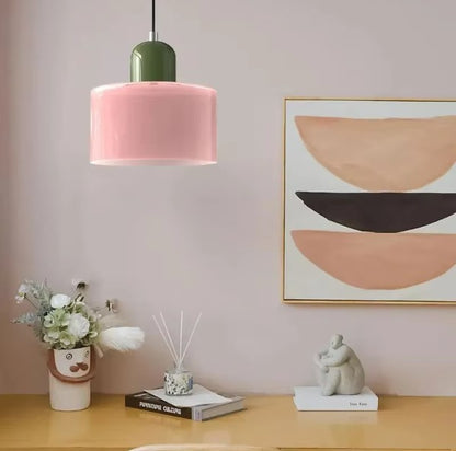 Nordic Modern Glass Bedroom Bedside Long Line Small Chandelier Restaurant Bar Chandelier Simple Lighting Atmosphere Lamp E27