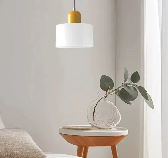 Nordic Modern Glass Bedroom Bedside Long Line Small Chandelier Restaurant Bar Chandelier Simple Lighting Atmosphere Lamp E27