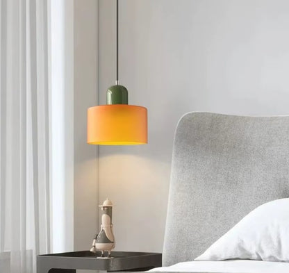 Nordic Modern Glass Bedroom Bedside Long Line Small Chandelier Restaurant Bar Chandelier Simple Lighting Atmosphere Lamp E27