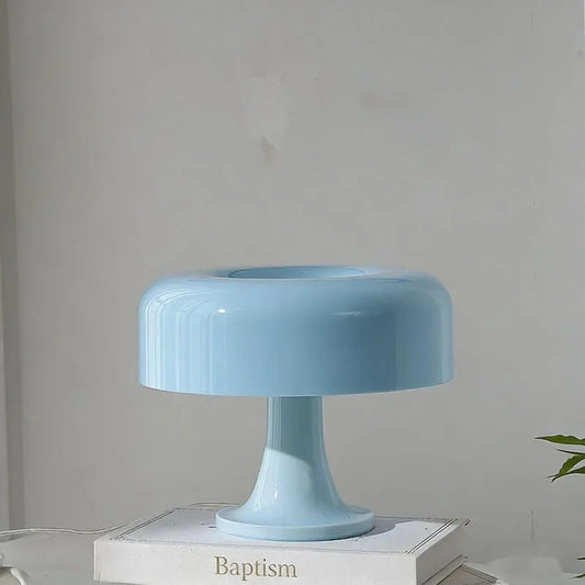 Modern Creative LED Mushroom Table Lamp Tri-Color Atmosphere Light for Bedroom Home Festival Party Decor