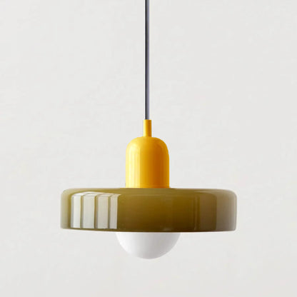 Nordic Retro Glass Pendant Lamps Indoor E27 LED Chandelier Living Room Dining Room Bedroom Kitchen Decorative Lights Fixture