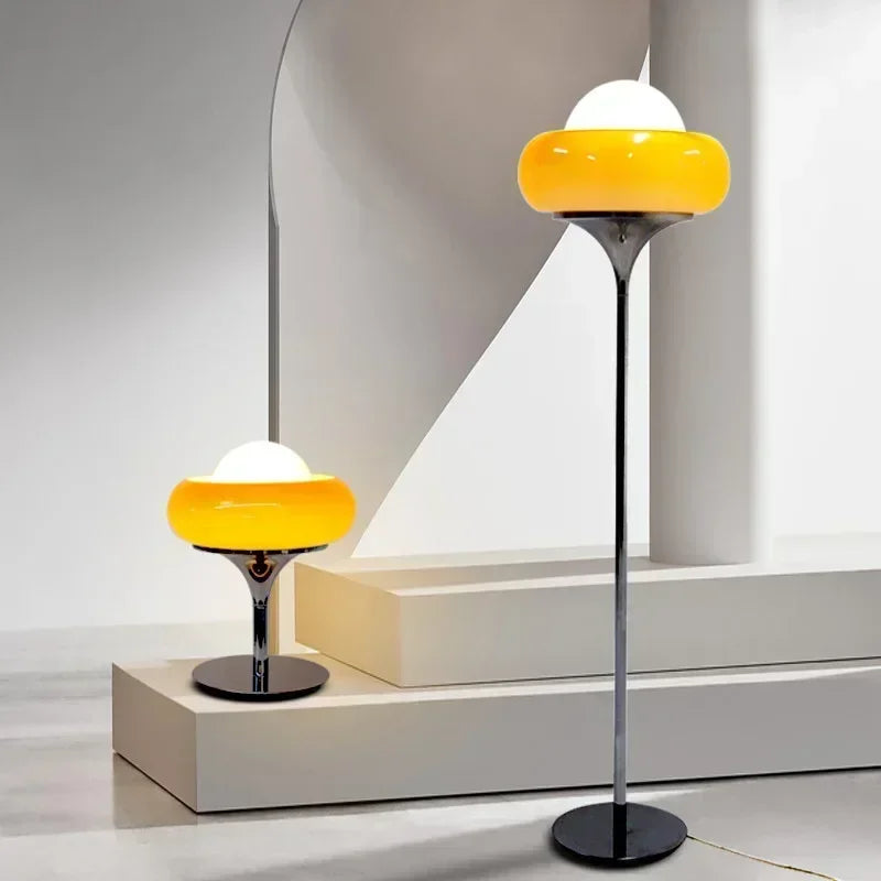 Bauhaus Glass Floor Lamp