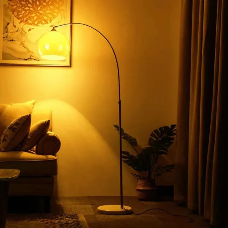 Modern Minimalist Living Room Bedroom Floor Lamp Reading Home Decoration Lamp Bed Lamp Retractable Floor Light Mood Lamp LED