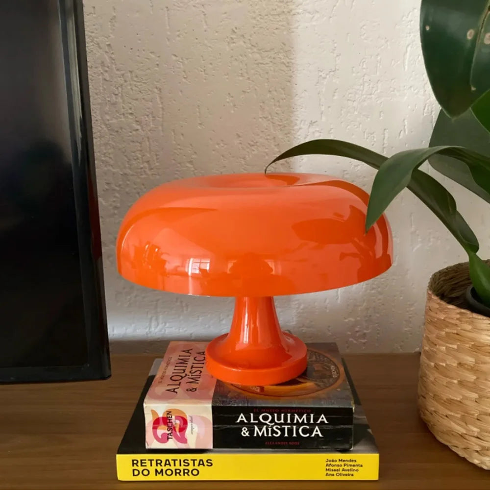 Led Mushroom Table Lamp Touch Dimming Minimalist Night Light Bedside Lamp Acrylic Side Table Lamps for Korean Room Decor Lamp