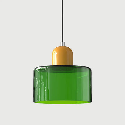 Nordic Modern Glass Bedroom Bedside Long Line Small Chandelier Restaurant Bar Chandelier Simple Lighting Atmosphere Lamp E27