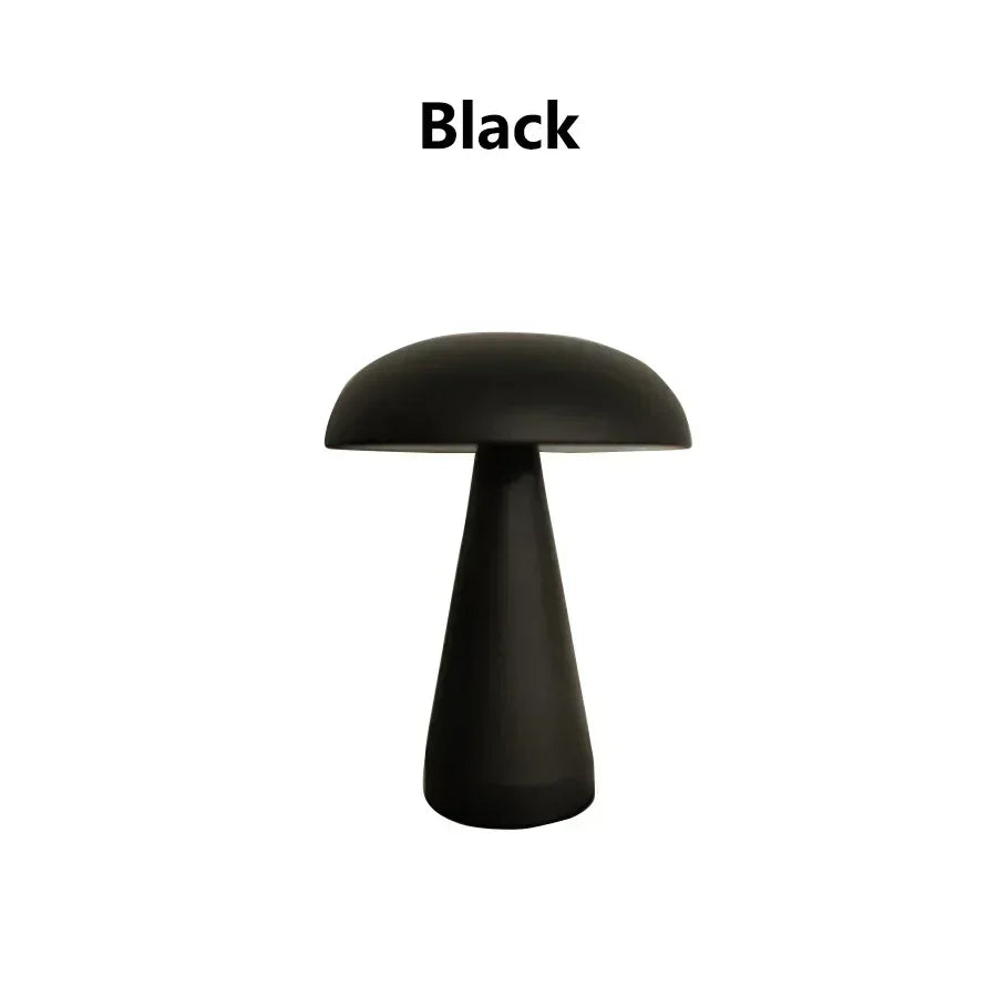 Retro Mushroom Glow Lamp – Touch & Rechargeable
