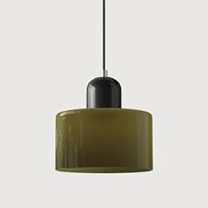 Nordic Modern Glass Bedroom Bedside Long Line Small Chandelier Restaurant Bar Chandelier Simple Lighting Atmosphere Lamp E27
