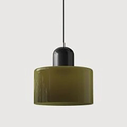 Nordic Modern Glass Bedroom Bedside Long Line Small Chandelier Restaurant Bar Chandelier Simple Lighting Atmosphere Lamp E27